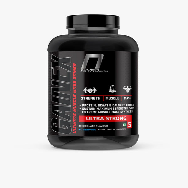SBN Gainex | Utlimate Muscle Mass Gainer | Protein,BCAAS & Calories Loaded